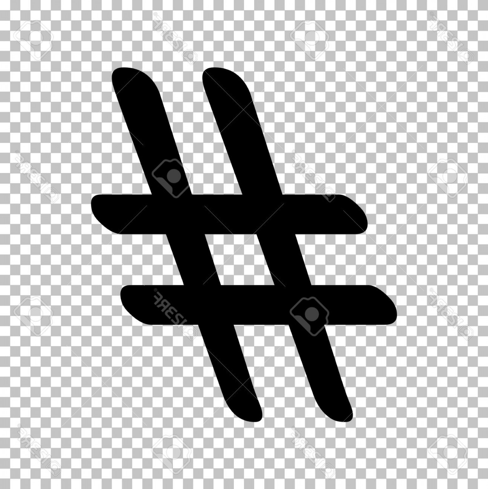Hashtag Icon Vector At Collection Of Hashtag Icon Vector Free For Personal Use