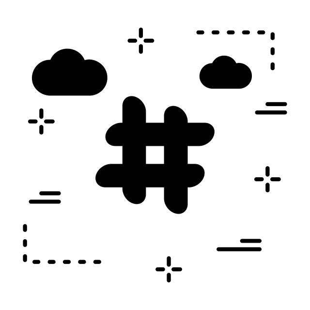 640x640 Vector Hash Icon, Hash Icon, Hashtag, Number Icon Png And Vector