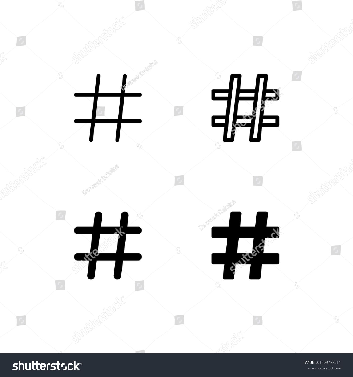 1500x1600 Hashtag Icon Design Hashtag, Trend, Tag, Social Media, Tags, Icon
