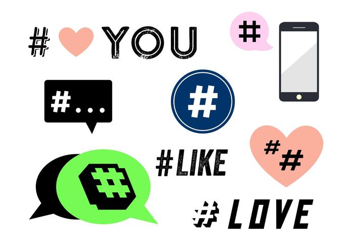 Hashtag Vectors 700x490 Hashtag Vectors