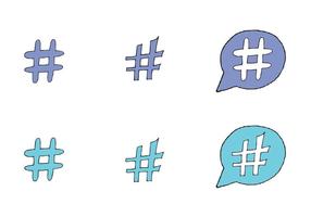 Hashtag Icon Free Vector Art 286x200 Hashtag Icon Free Vector Art