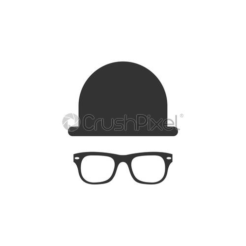 Hat And Glasses Icon Graphic Design Template Vector, Stock Vector 500x500 Hat And Glasses Icon Graphic Design Template Vector, Stock Vector