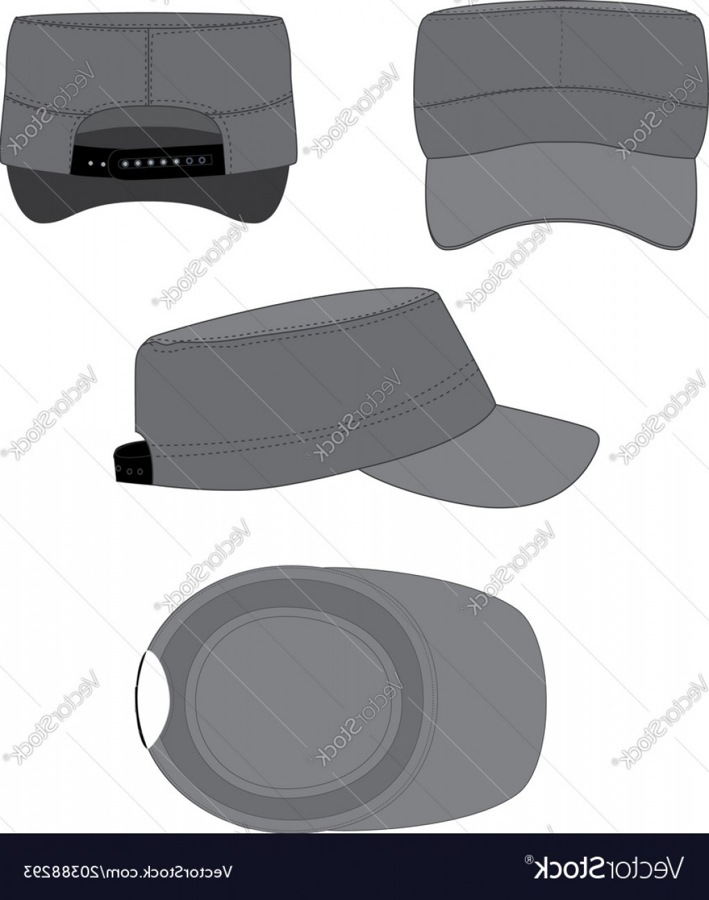Short Brim Cadet Cap Template Vector Soidergi 1021x1296 Short Brim Cadet Cap Template Vector Soidergi