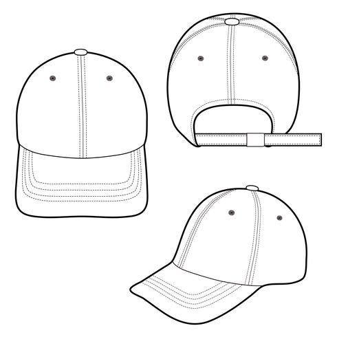 Hat Template Vector at Vectorified.com | Collection of Hat Template ...