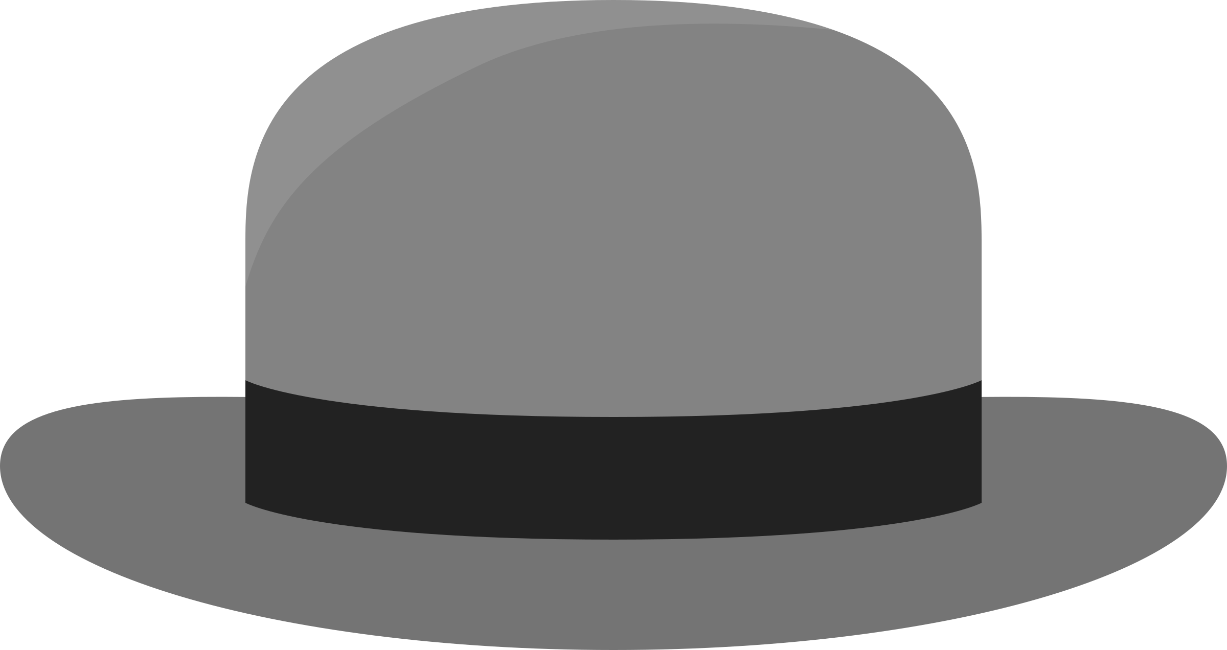 Bowler Hat Vector Clipart Image 2400x1272 Bowler Hat Vector Clipart Image