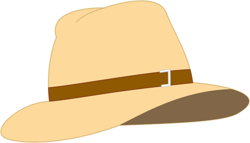 500x287 Fedora Hat Vector Image