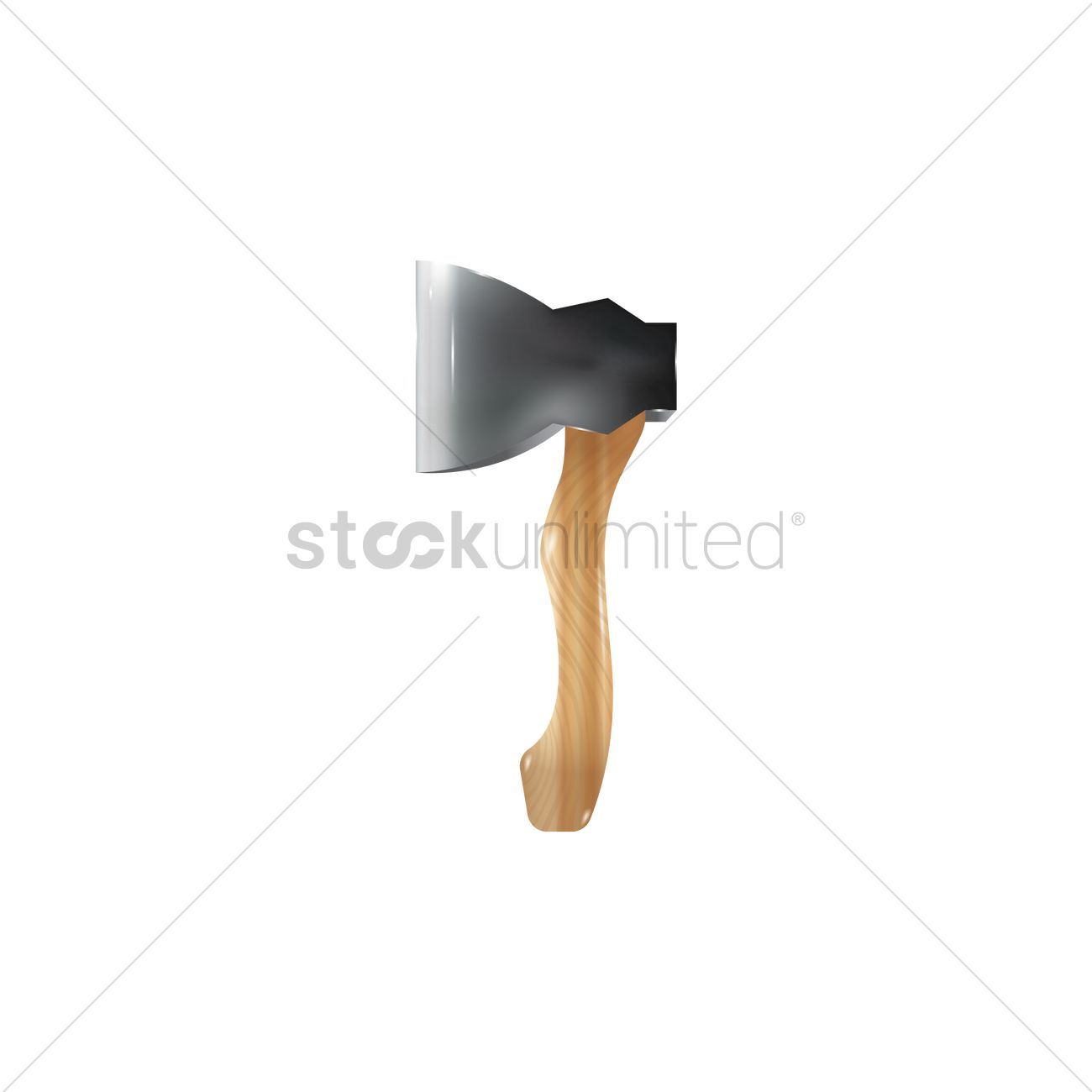 1300x1300 Hatchet Vector Image