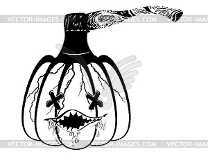 300x225 Pumpkin And Hatchet
