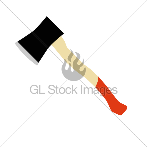 500x500 Axe Vector Hatchet Lumberjack Icon Wood Equipment Illustr Gl