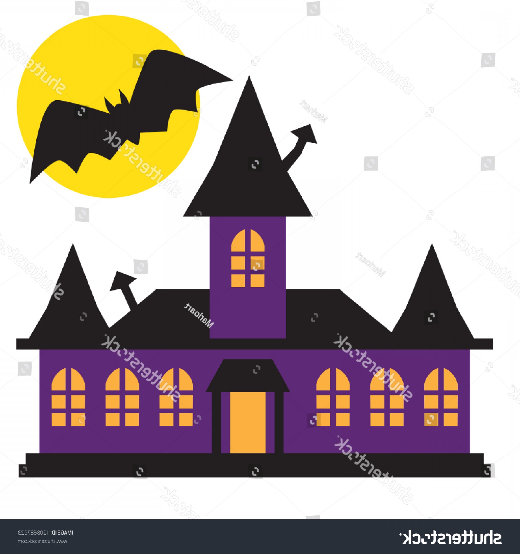 1800x1920 Haunted House Vector Illustration Clip Art Newwaysys