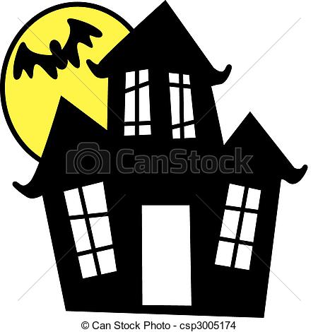 450x470 Haunted Mansion Clipart
