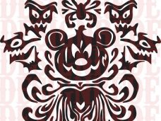 228x171 Haunted Mansion Wallpaper Design With A Mickey Mouse Flair Digital