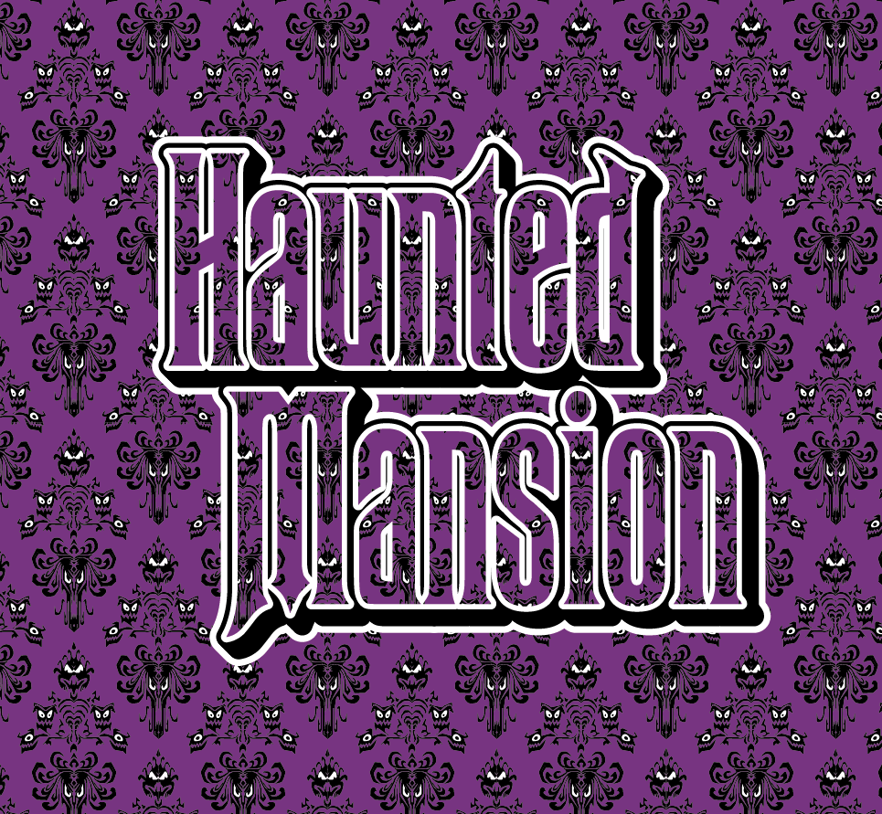965x891 Haunted Mansion Wallpaper Pattern Illustratorcc
