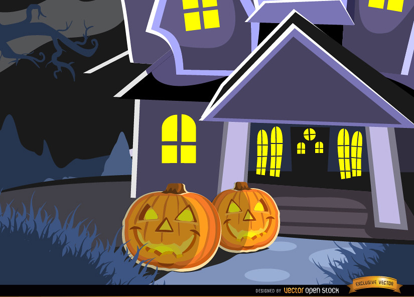 825x592 Haunted Mansion Pumkins Wallpaper Download This Free