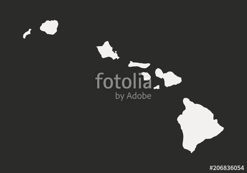 Hawaii Map Isolated On A Black Background Hawaii Usa Vector 500x350 Hawaii Map Isolated On A Black Background Hawaii Usa Vector