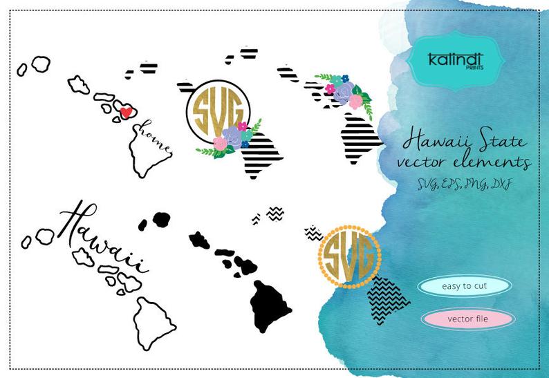 Hawaii Hawaii Vector Hawaii Hi Etsy 794x547 Hawaii Hawaii Vector Hawaii Hi Etsy