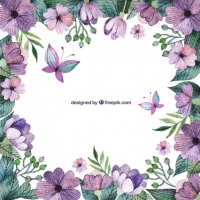 200x200 Hawaiian Flower Borders Free Vector Graphic Art Free Download