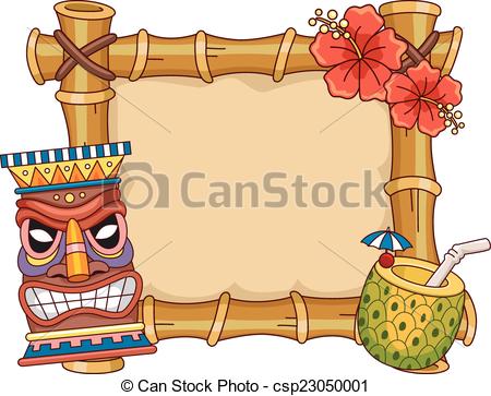 450x363 Bamboo Clipart Hawaiian