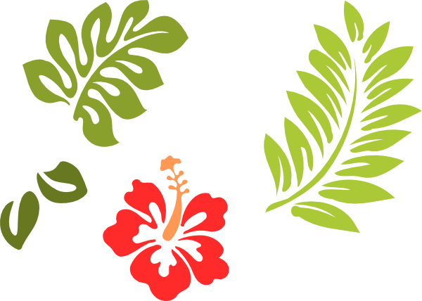 600x428 Hawaiian Stencils Free Clip Art