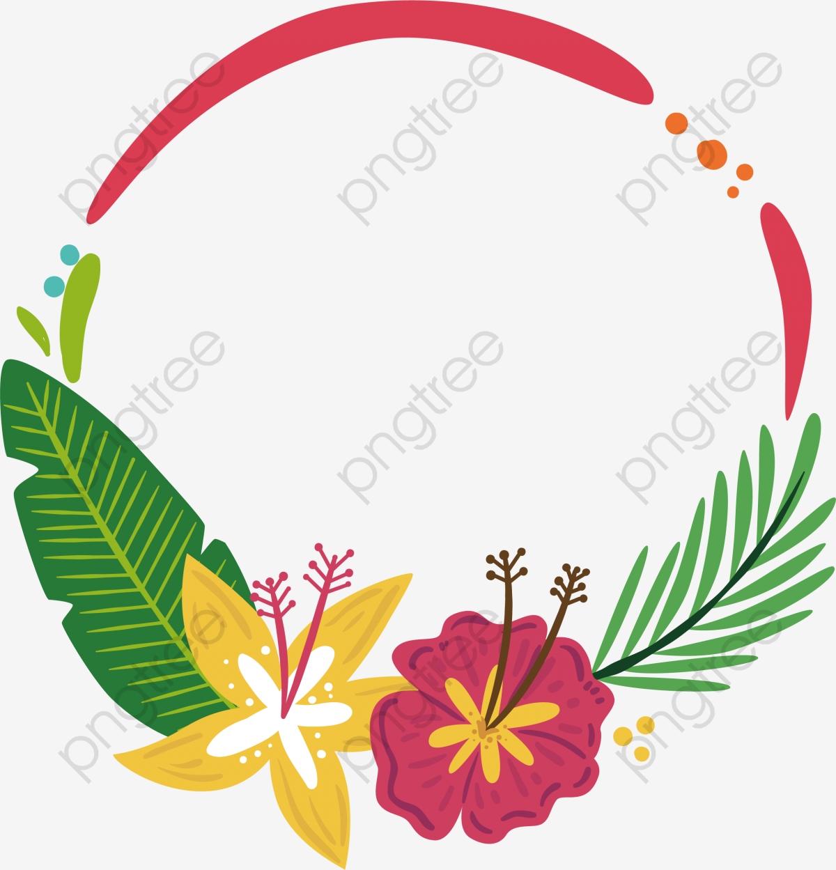 1200x1249 Cute Flower Border Free