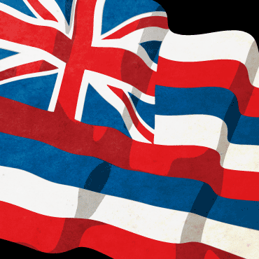 370x370 Hawaiian Flags