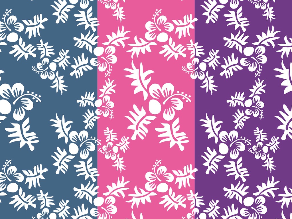 1024x768 Hawaii Pattern Vector Art Graphics