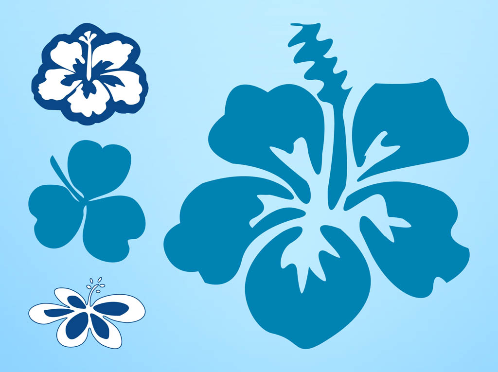 1024x765 Hawaii Flowers Vector Vector Art Graphics