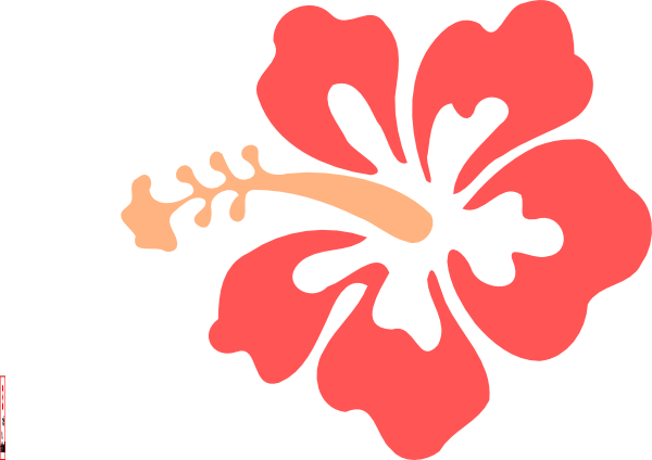 600x424 Hawaiian Flower Hibiscus Flower Clip Art
