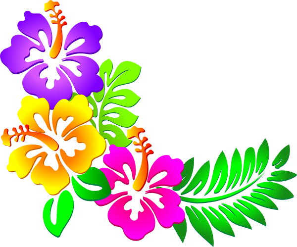 600x499 Hawaiian Flower Clip Art Tropical Plants Clip Art Vector Clip