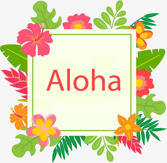 650x634 Download Free Png Hawaiian Flower Decoration Box, Vector Material
