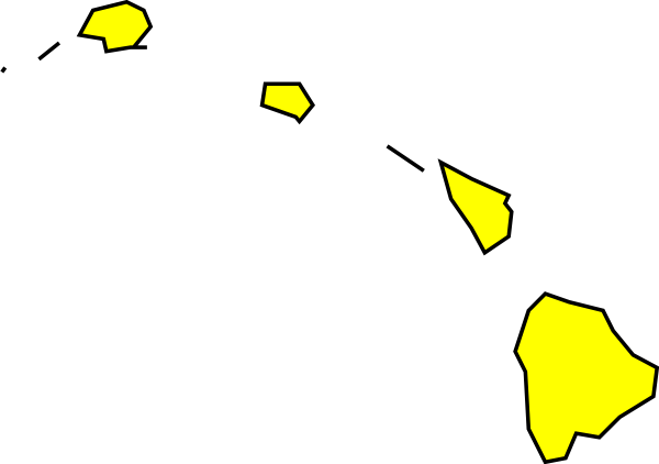 600x422 Hawaiian Islands Clip Art