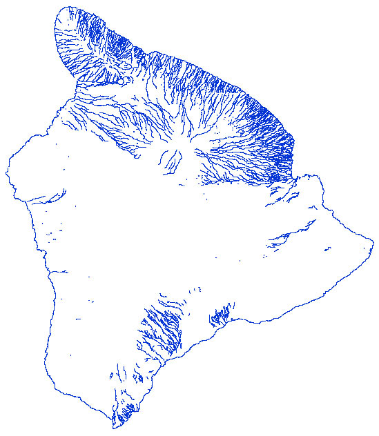 549x632 Big Island Vector Data