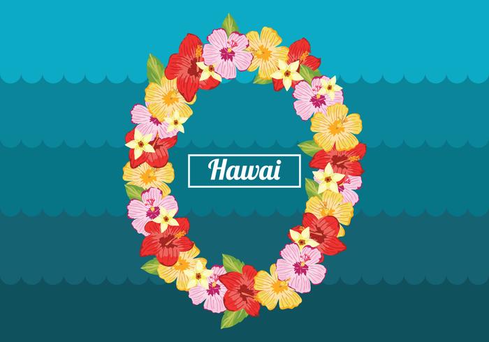 700x490 Hawaiian Lei Vector