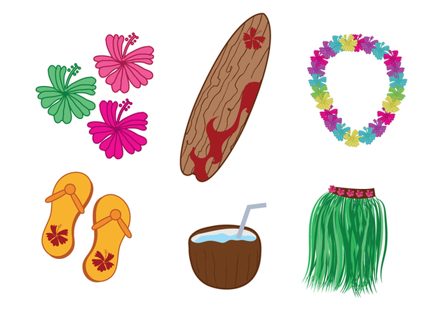 632x443 Hawaiian Lei Vector Free Vector Download Cannypic