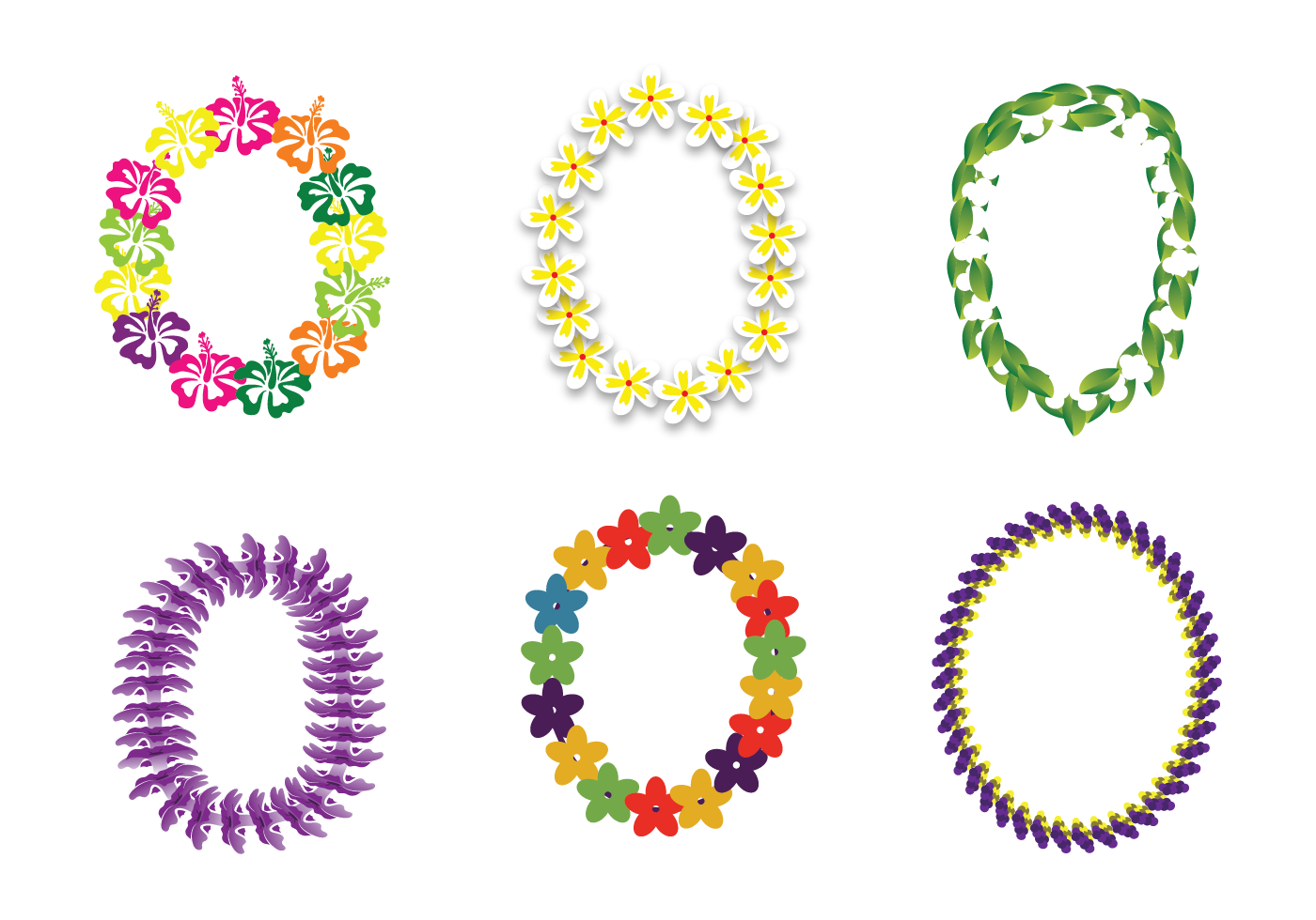 1400x980 Lei Free Vector Art