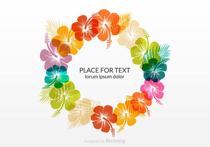 700x490 Free Hawaiian Lei Vector