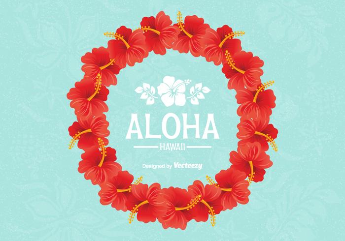 700x490 Free Vector Hawaiian Lei Design