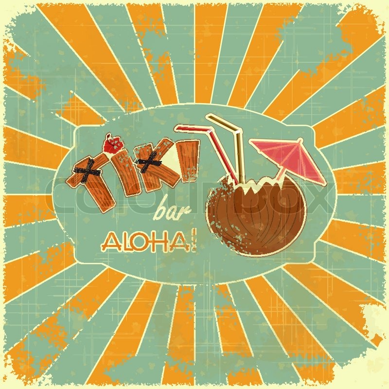 800x800 Vintage Hawaiian Postcard