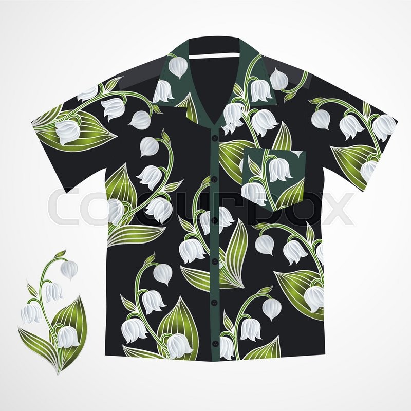 800x800 Hawaii Shirt Vector Stock Vector Colourbox