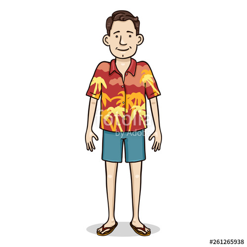 500x500 Vector Cartoon Color Character