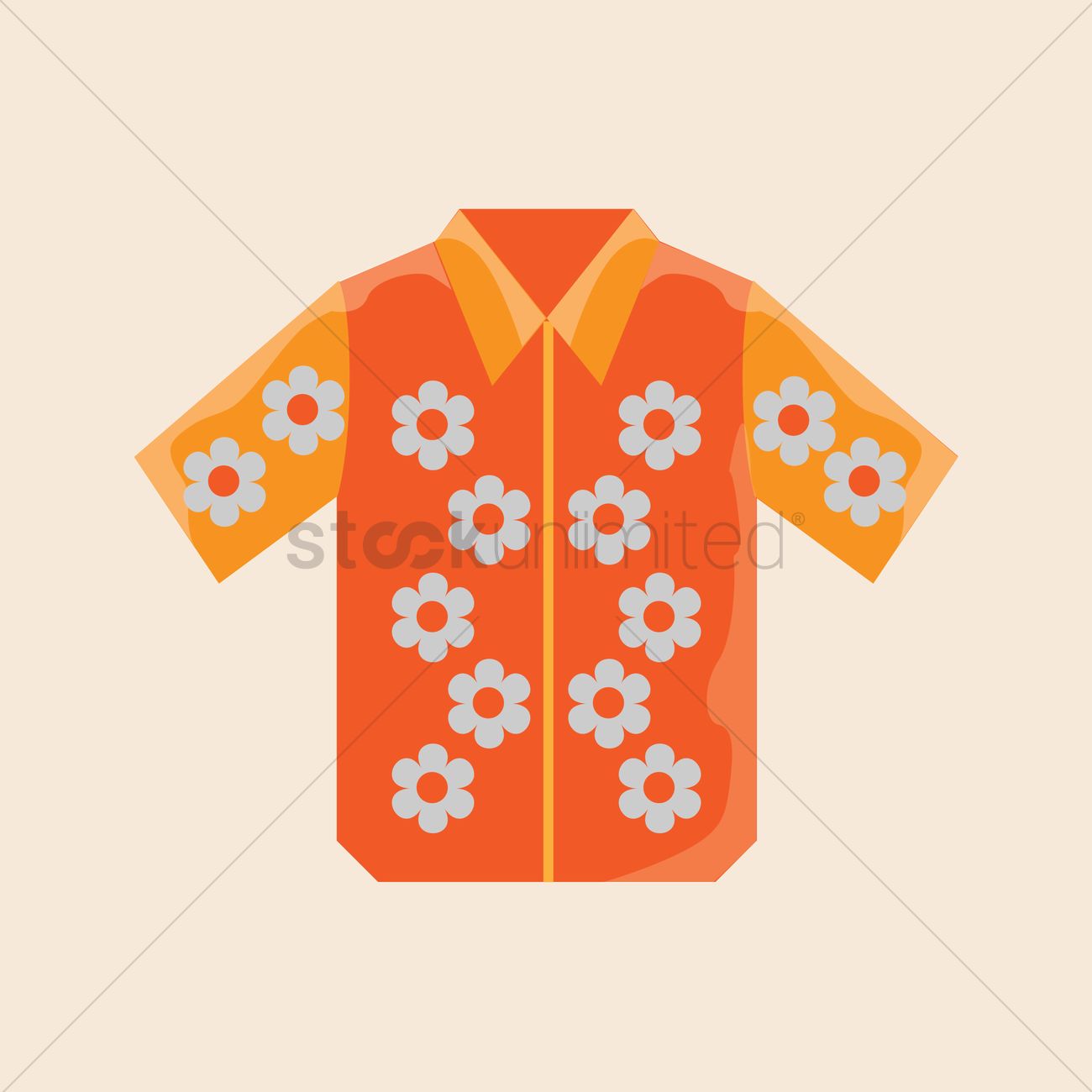 1300x1300 Free Hawaiian Shirt Vector Image