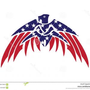 300x300 Stock Illustration Usa Flag Patriotic Eagle Bald Hawk Head Vector