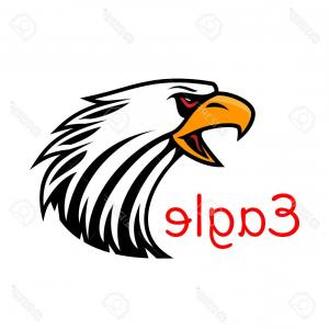 300x300 Vector Bald Eagle Hawk Head Mascot Hoodamathrun