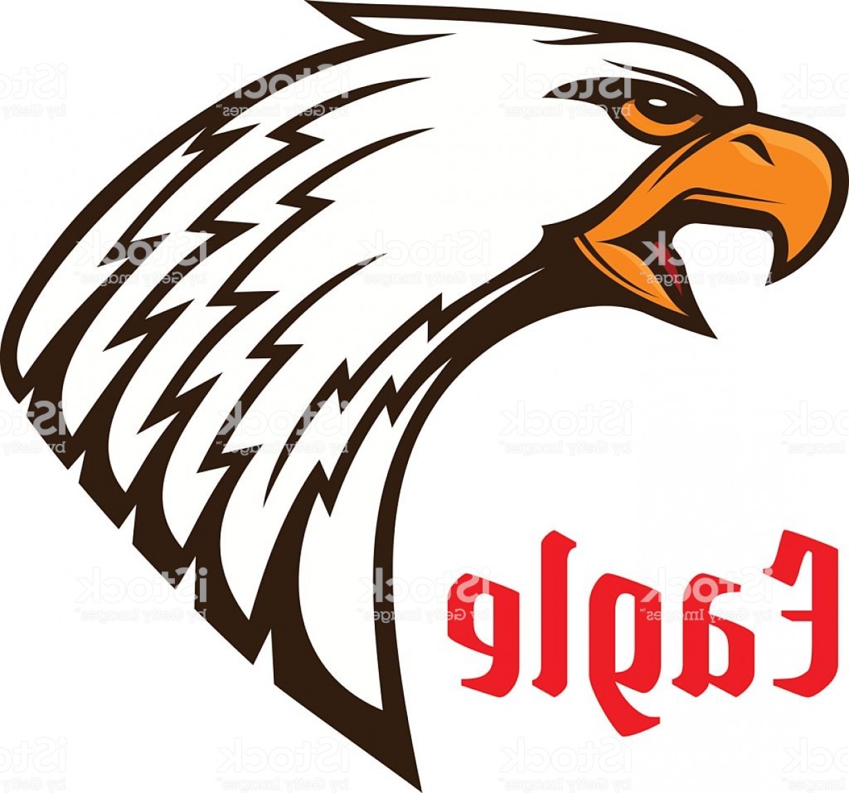 1228x1147 Eagle Or Hawk Head Mascot With Screaming Bird Gm Geekchicpro