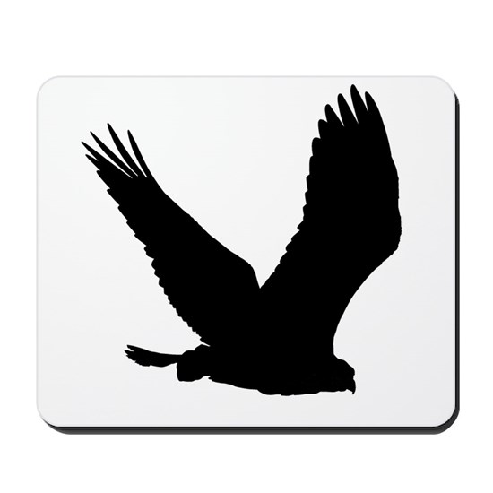 Hawk Silhouette Mousepad 550x550 Hawk Silhouette Mousepad
