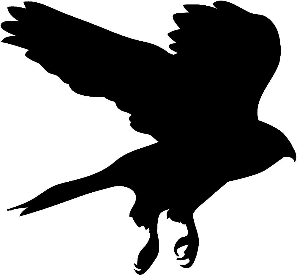 Hawk Silhouette Clipart 1000x925 Hawk Silhouette Clipart