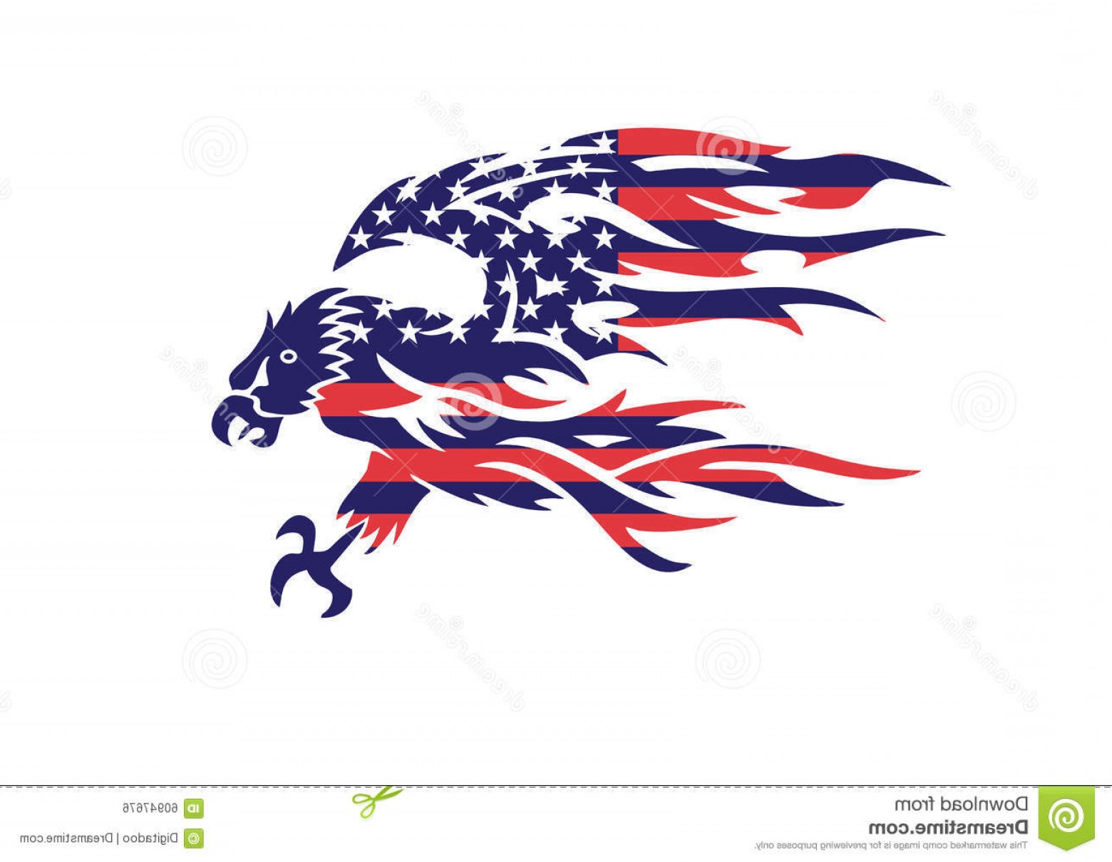 1560x1210 Stock Illustration Usa Flag Patriotic Eagle Bald Hawk Vector Logo