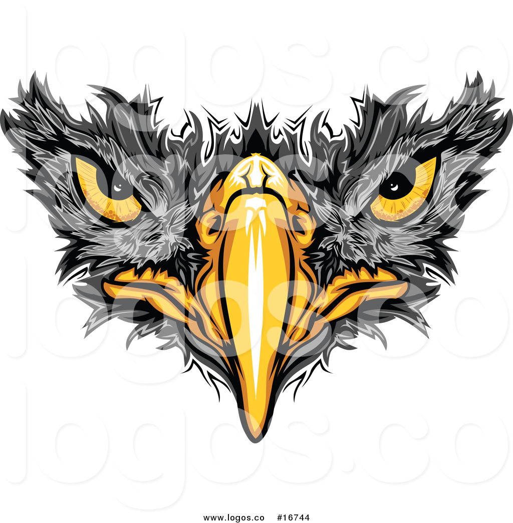1024x1044 Vector Logo Of A Black Hawk Beak And Eyes
