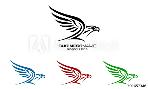 500x300 Eagle, Hawk, Phoenix, Vector, Logo, Design