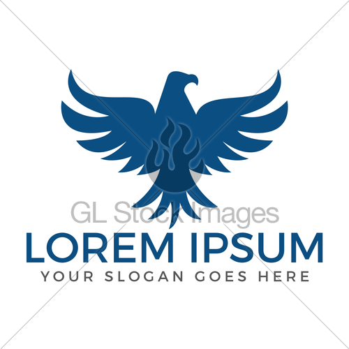 500x500 Elegant Hawk Vector Logo Design Gl Stock Images